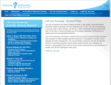 Tablet Screenshot of lifelinescreeningresearch.com